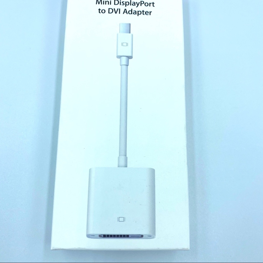 New Apple Mini DisplayPort To DVI Adapter White - Picture 3 of 6